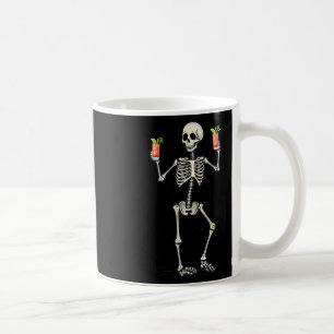 Mug Halloween Squelette Boire Bloody Mary Tail
