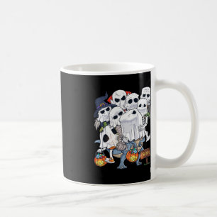 Mug Halloween Squelette Zombie équitation T Rex Funny