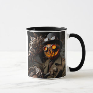 Mug Halloween Steampunk Jack-O-Lantern Horseman