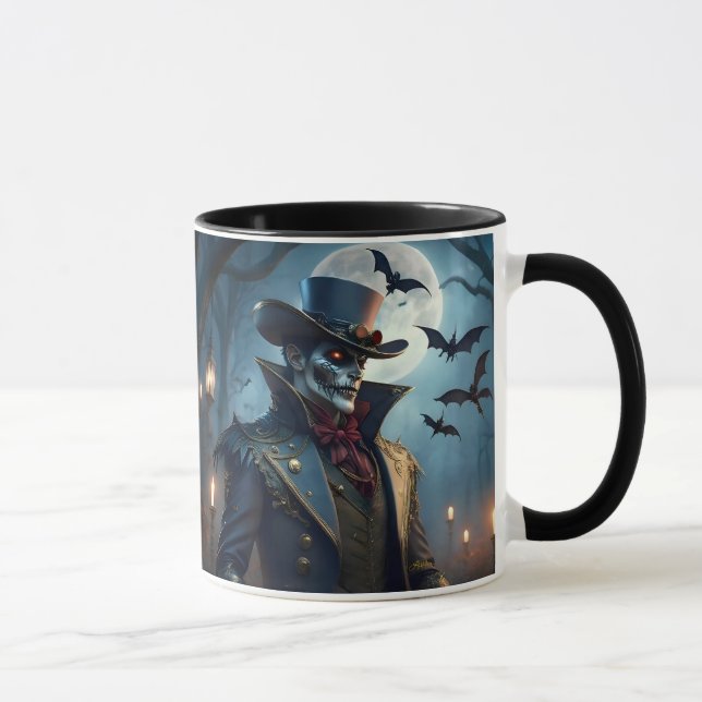 Mug Halloween Steampunk Southern Gentleman Zombie (Droite)