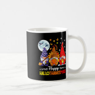 Mug Halloween Thanksgiving Christmas Joyeux Hallothank