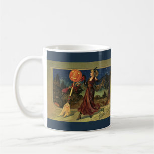 Mug Halloween vintage, Belle Sorcière dansante