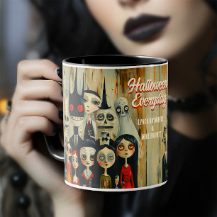Mug Halloween vintage Jour Éffrayant Halloween