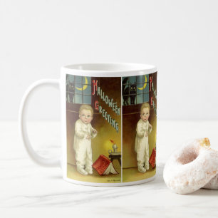 Mug Halloween vintage par Ellen Clapsaddle, Histoire d