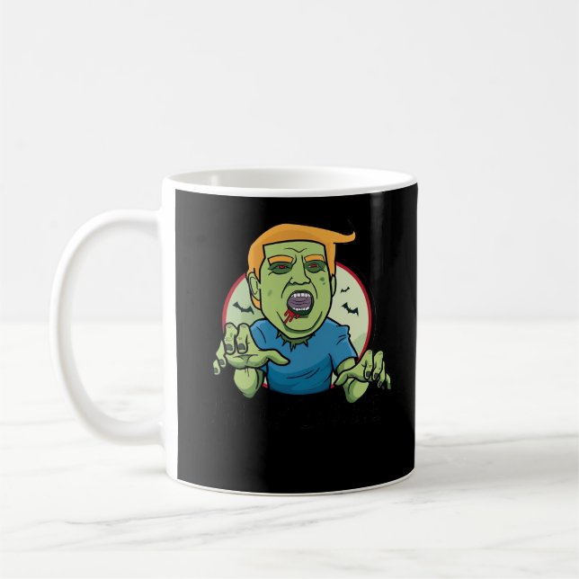 Mug Halloween Zombie Funny Classic (Gauche)
