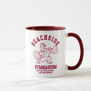 Mug Haltérophilie "de gymnase près de la plage" de