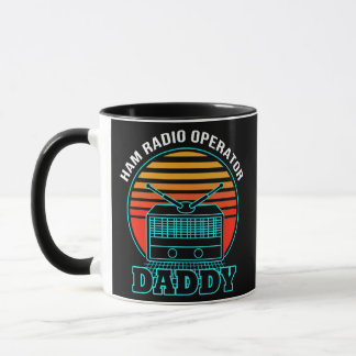 Mug Ham Radio Operator Daddy Amateur Radio Retro