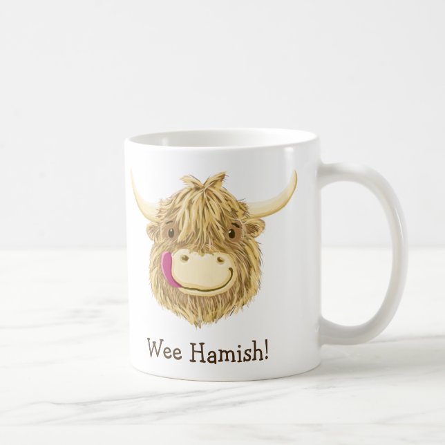 Mug Hamish petit personnalisé (Droite)
