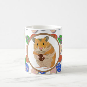 Mug Hamster de Pâques avec oeufs au chocolat