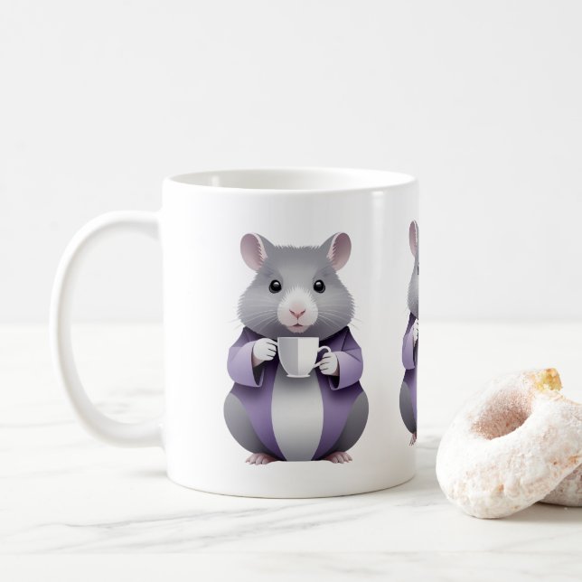 Mug Hamster Mug, Anniversaire, Cadeaux (Avec donut)