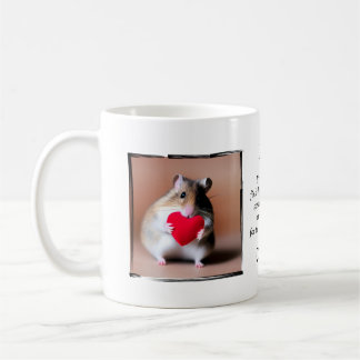 Mug Hamster Personnalisé Avec Noms Valentines Design