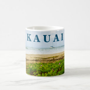 Mug Hanalei Bay Kauai Hawaii Beach & Bateaux