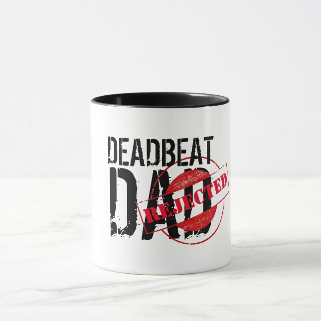 Mug hanche morceau papa Rejeté drôle cadeau pour papa (Centre)