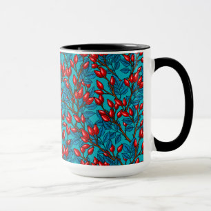 Mug hanches roses, rouge et bleu