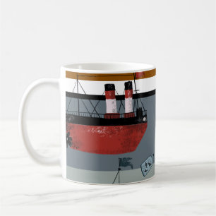 Mug Hand drawn digital painting cute cartoon pencil gr