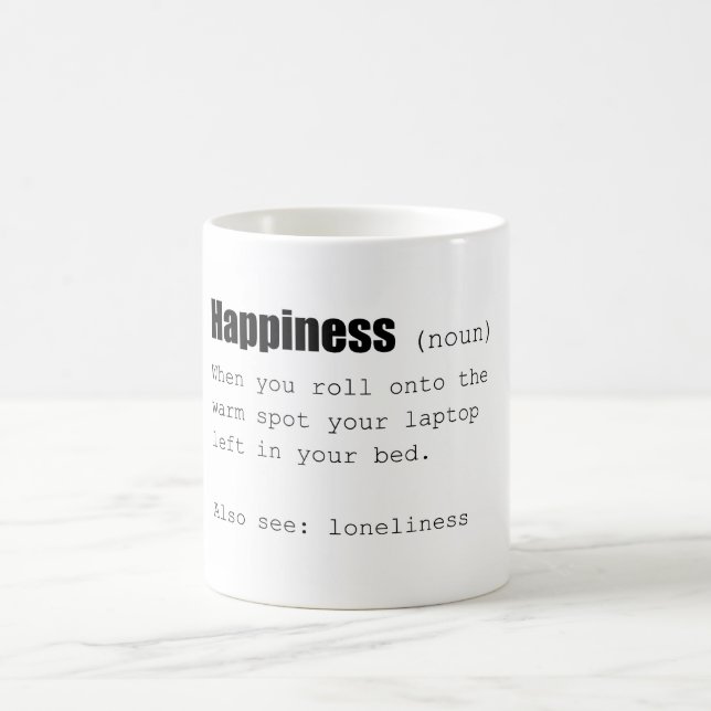 Mug Happiness Definition Drôle (Centre)