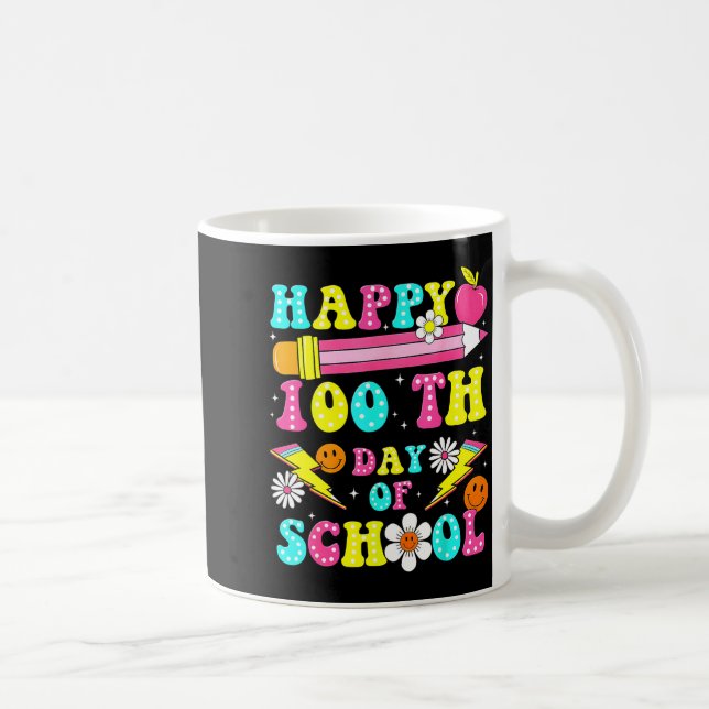 Mug Happy 100th Day Of School 100 Days Of School Teach (Droite)