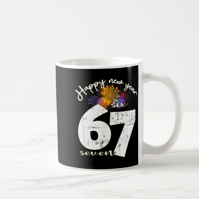 Mug Happy 2026 New Year's Eve Party 67 Six Seven Meme  (Droite)