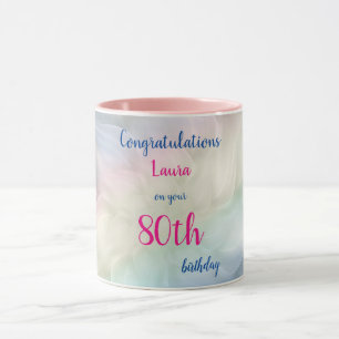 Mug Happy 80th Birthday