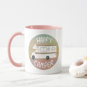 Mug Happy Camper Rainbow Sweet RV-ing Motorhome