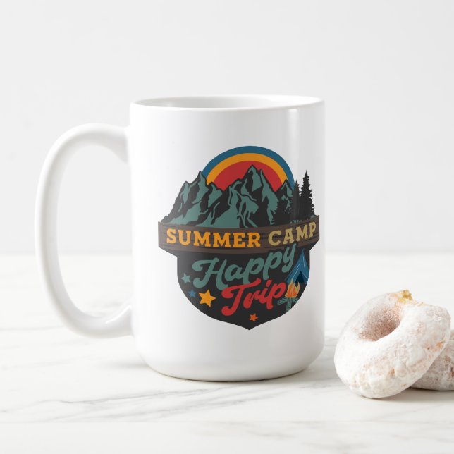 Mug Happy Campers Summer Trip (Avec donut)