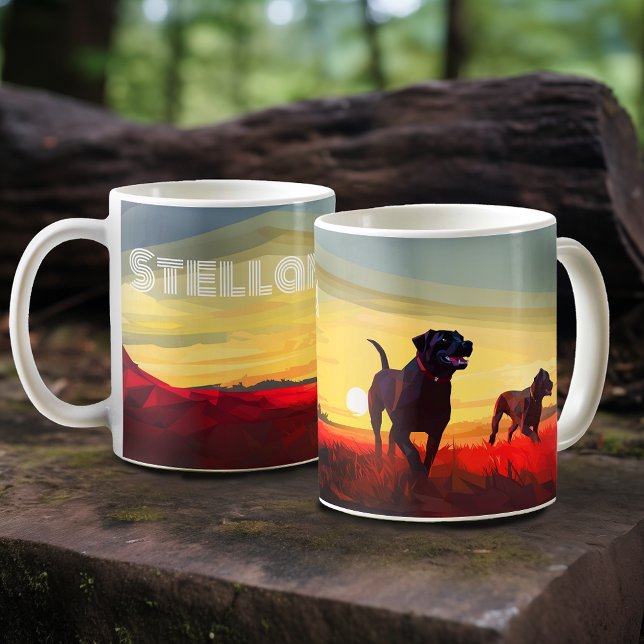 Mug Happy Dogs Morning Walk - Personnalisé (Créateur téléchargé)