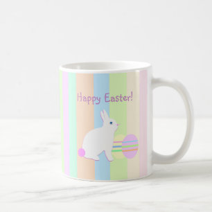 Mug Happy Easter Bunny and Eggs