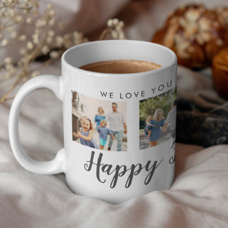 Mug Happy Fête des pères 4 Photo Message personnalisé