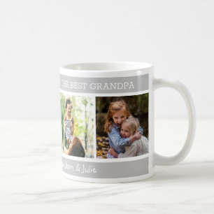 Mug Happy Fête des pères Best Grand-père 4 Photo Co