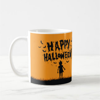 Mug Happy Halloween:Mug with Mysterious Silhouette