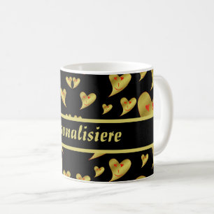 Mug happy, heart, love, smile, female, cute, cheerful,