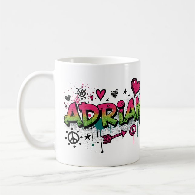 Mug Happy hippie Adrian 2 (Gauche)