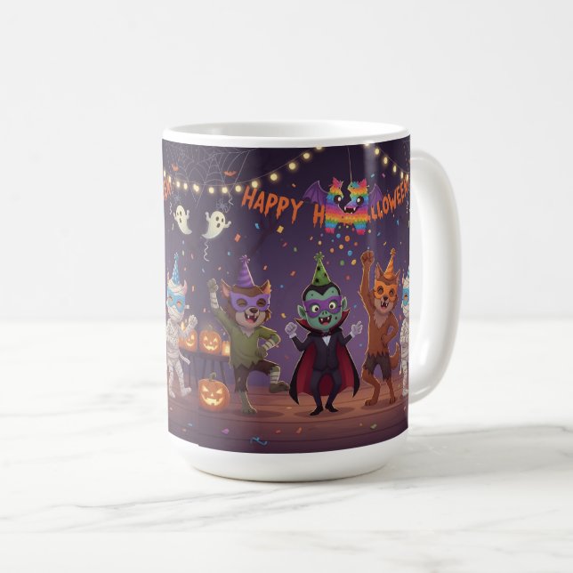 Mug Happy Howl-O-Ween Party (Devant droit)