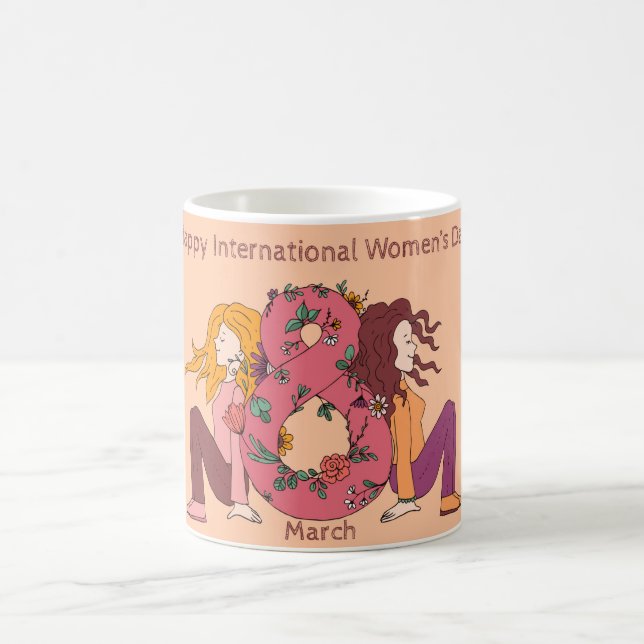 Mug Happy International Women's Day (8 March) (Centre)