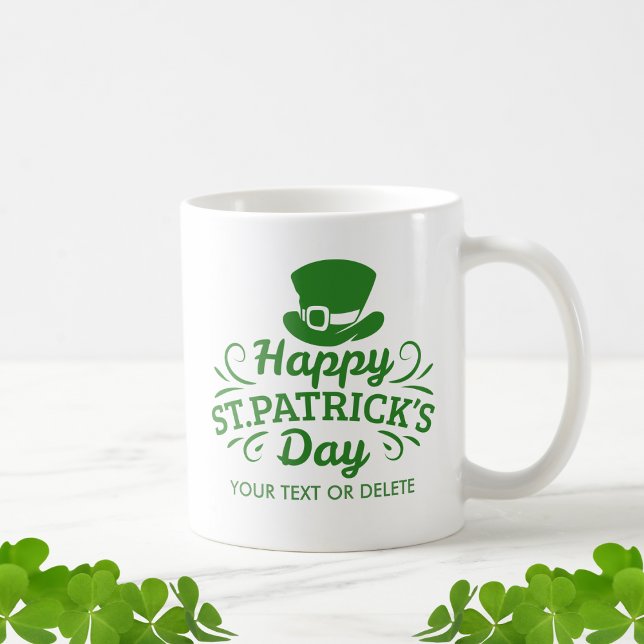 Mug Happy Jour de la Saint Patrick Leprechaun Casquett (Créateur téléchargé)