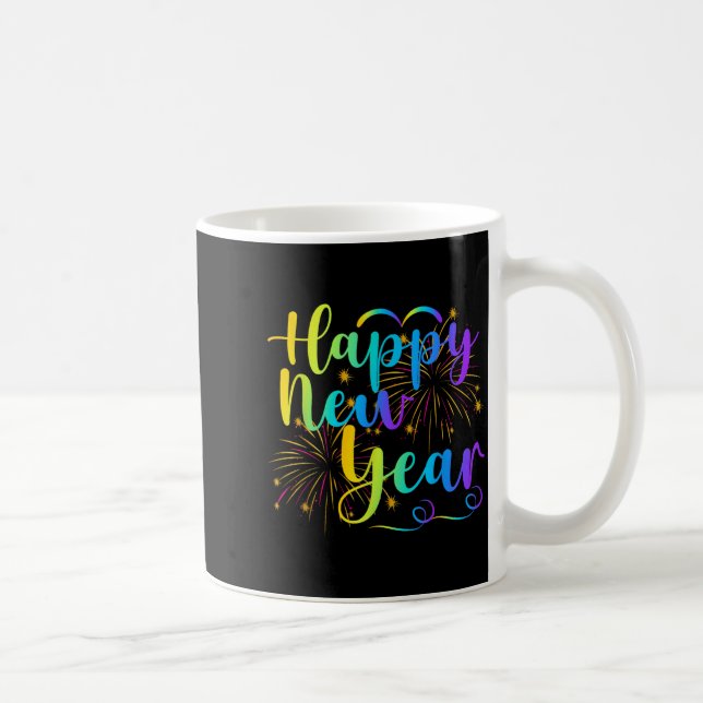 Mug Happy New Year 2026 Funny Family Friend New Year E (Droite)