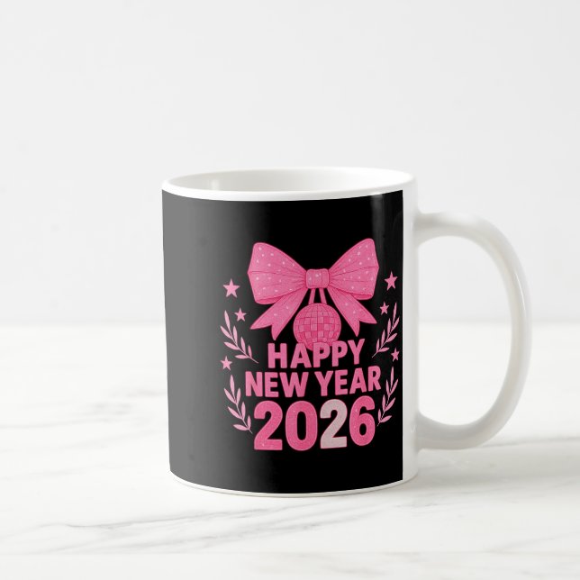 Mug Happy New Year 2026 Nk Bow Coquette Family  (Droite)