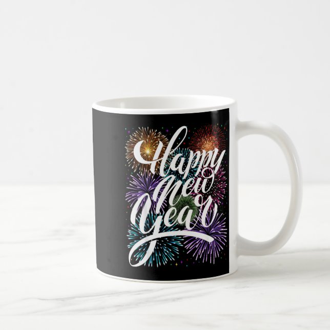 Mug Happy New Year Firework Family Matching Men Women  (Droite)