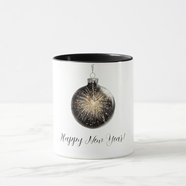 Mug Happy New Year Fireworks Ball (Centre)