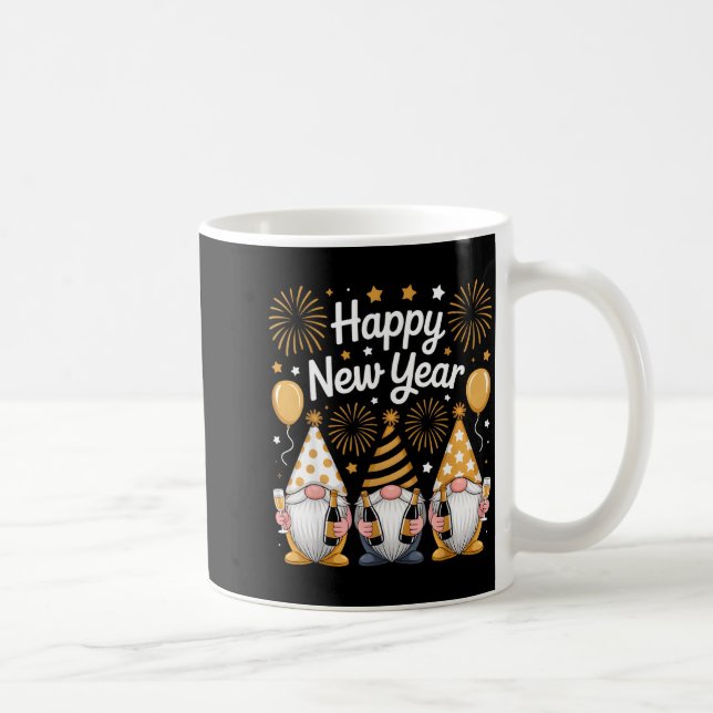 Mug Happy New Years Eve Party Gnomes Matching Family  (Droite)