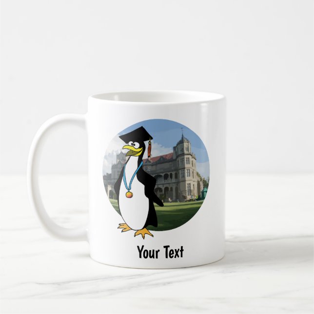 Mug Happy Penguin Graduate (Gauche)