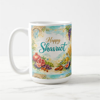 Mug Happy Shavuot Gift, Feast of Weeks, Jewish Holiday