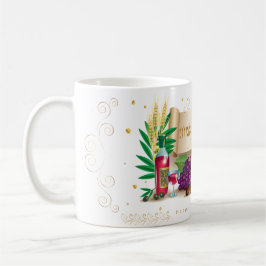 Mug Happy SHAVUOT ornement décoratif sept espèces