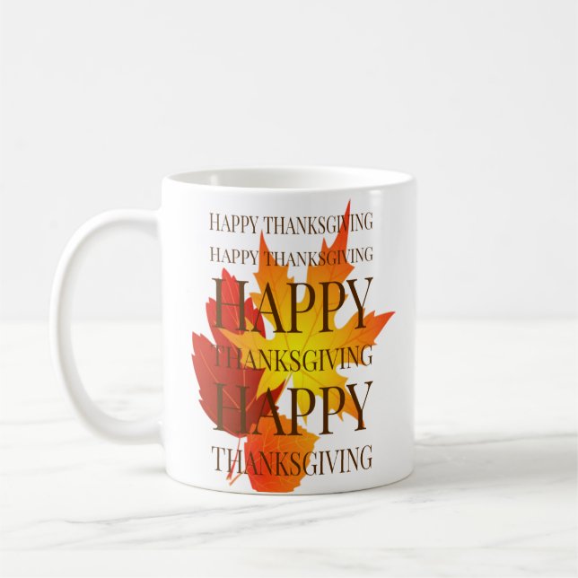 Mug Happy Thanksgiving (Gauche)
