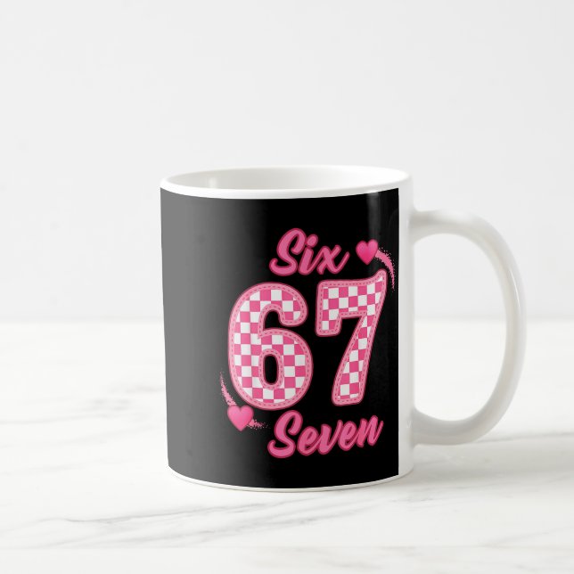Mug Happy Valentine’s Day 67 Meme Hearts Coquette Bow  (Droite)