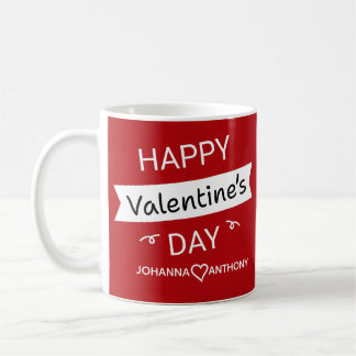 Mug Happy Valentine’s Day – Cute Valentine Love Custom