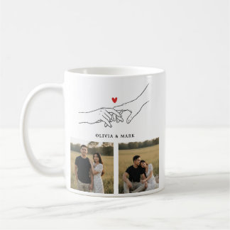 Mug Happy Valentines Day Custom Photo Collage Romantic