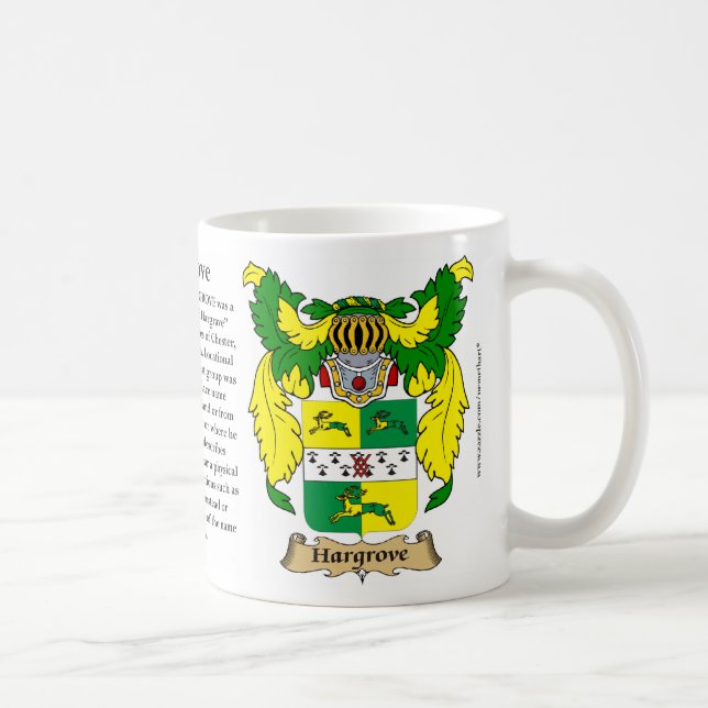 Mug Hargrove, l'origine, la signification et la crête (Droite)