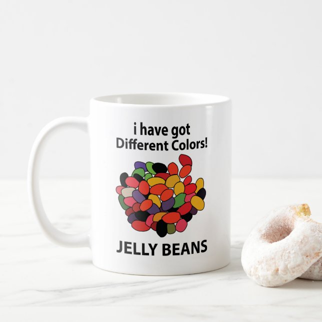 Mug Haricots de gelée Colorée Fruits de gelée drôle (Avec donut)