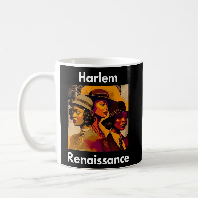 Mug Harlem Renaissance Art Abstrait Histoire noire Mon (Gauche)